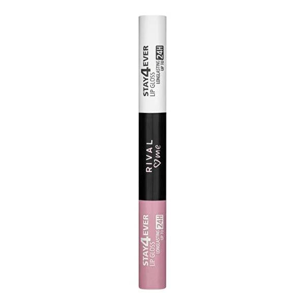 Rival Loves Me Stay4ever Lip Gloss No:6 Shiny Rose - Long-Lasting Shine & Hydration