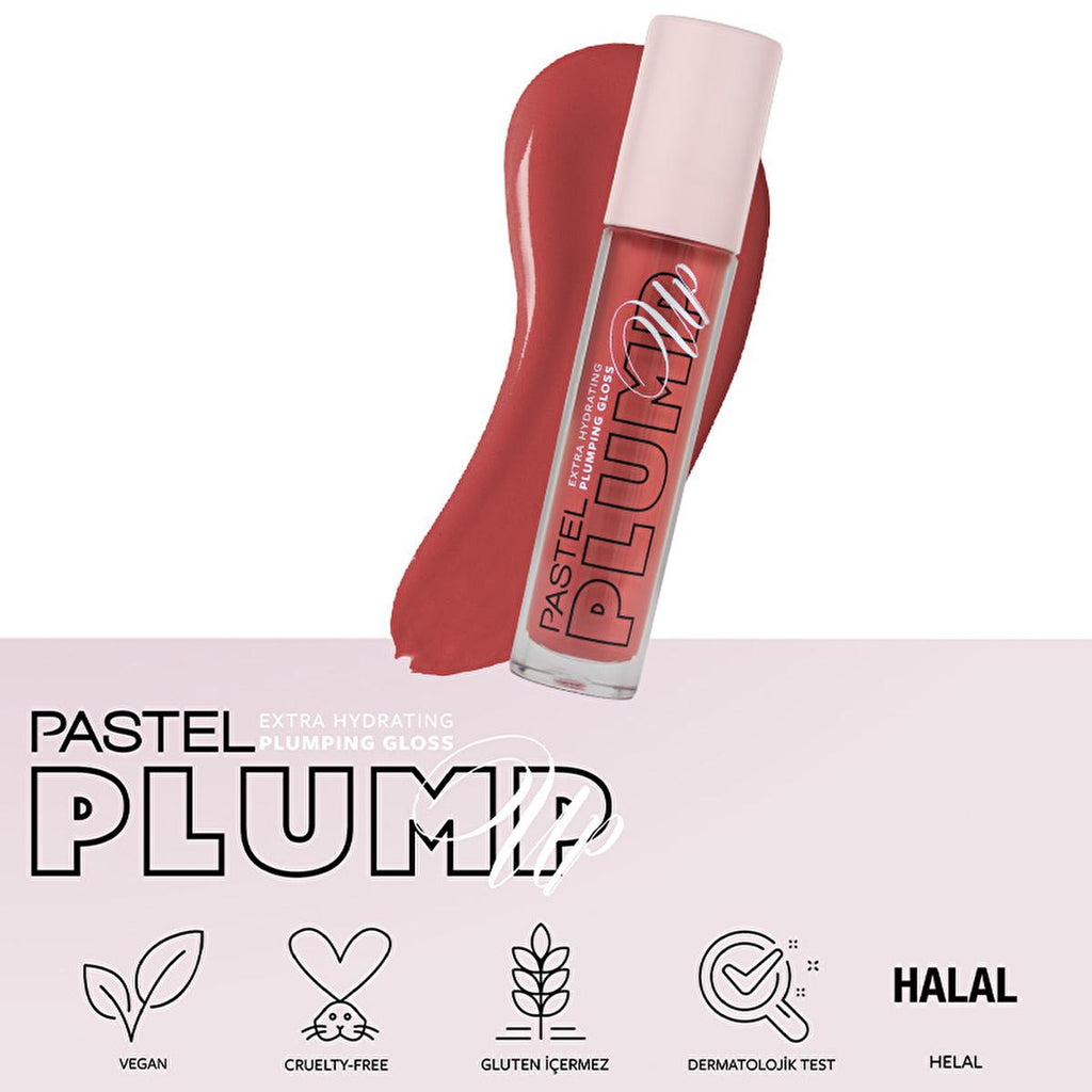 Pastel Profashion Plump Up Extra Hydrating Plumping Gloss - Vegan, Cruelty-Free Lip Gloss for Hydration & Plumping