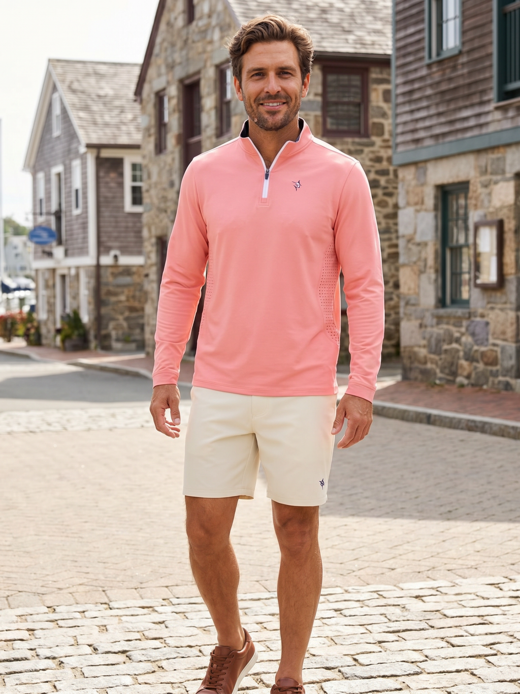 White Water Life Monterey Performance Quarter Zip — long sleeves category context
