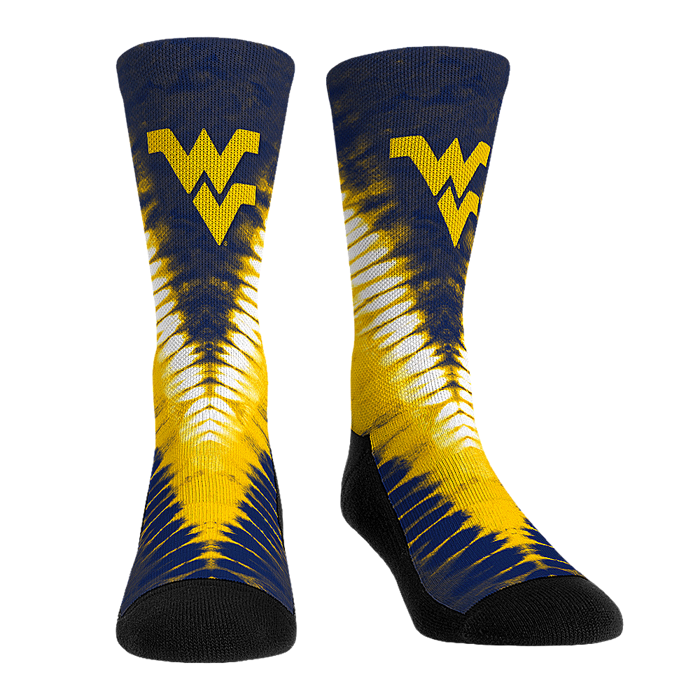 Rock 'Em Socks Rock 'Em Socks West Virginia Mountaineers - V Shape Tie Dye — main product shot