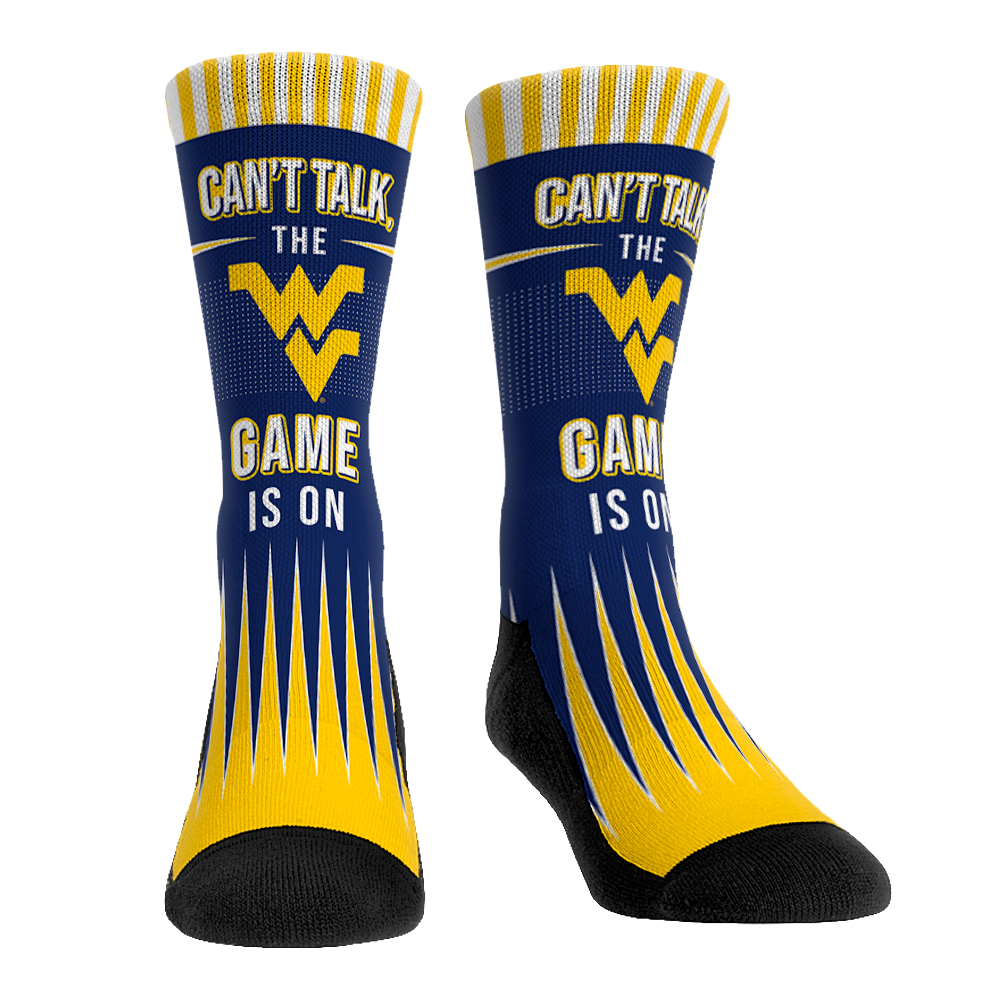 Rock 'Em Socks Rock 'Em Socks West Virginia Mountaineers - Can't Talk — main product shot