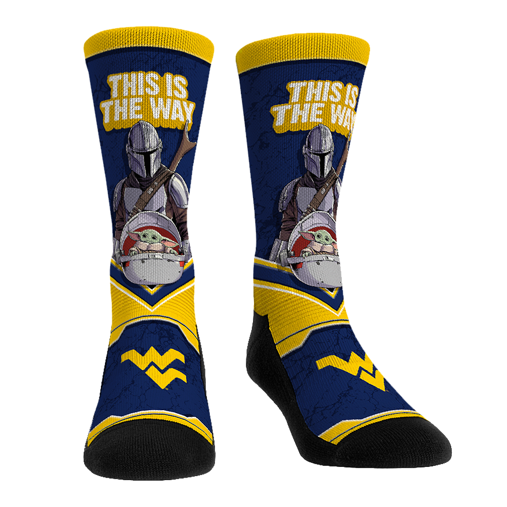Rock 'Em Socks West Virginia Mountaineers - Star Wars  - This Is The Way — main product shot