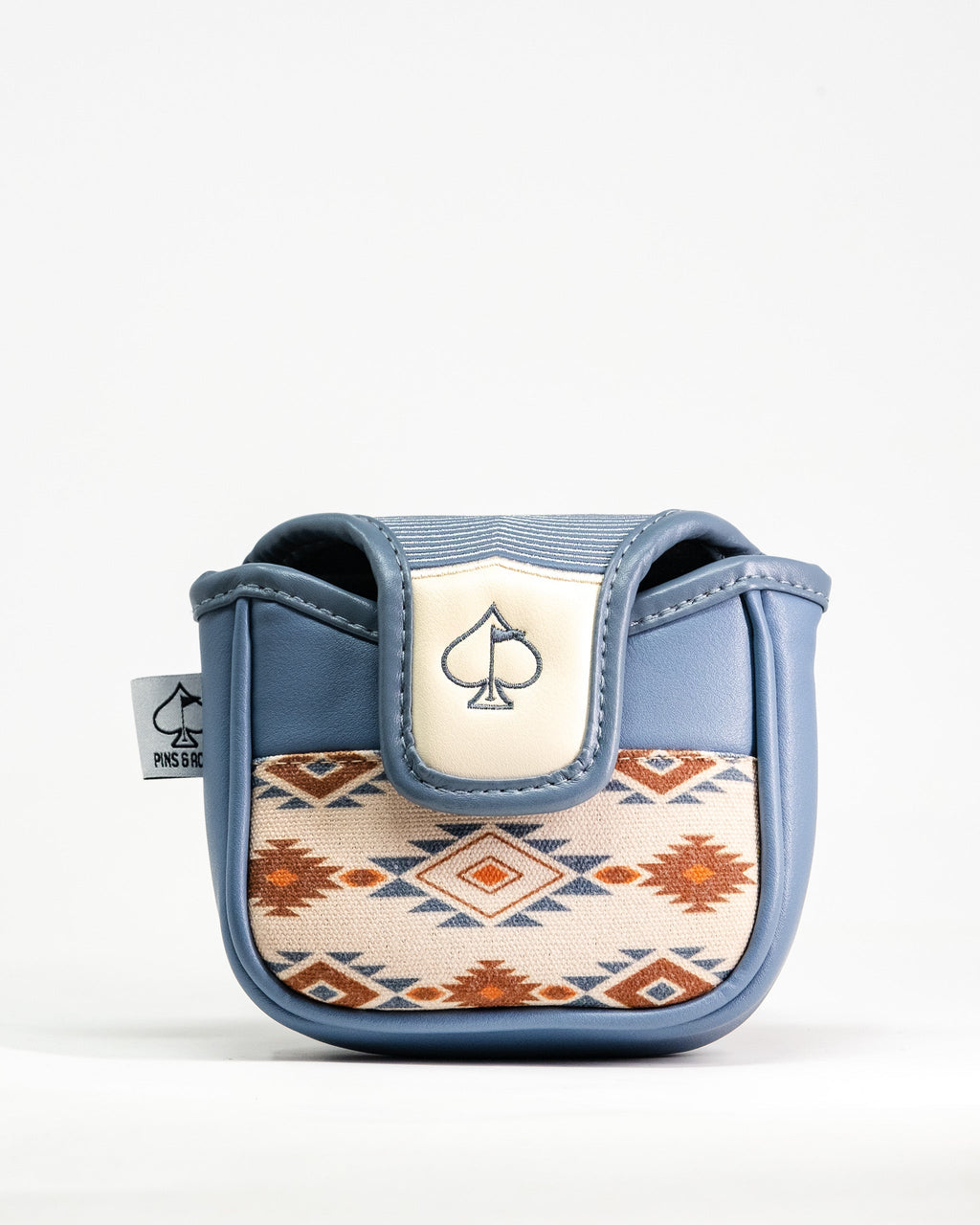 Pins and Aces Western Aesthetic - Mallet Putter Cover — flat-lay composition