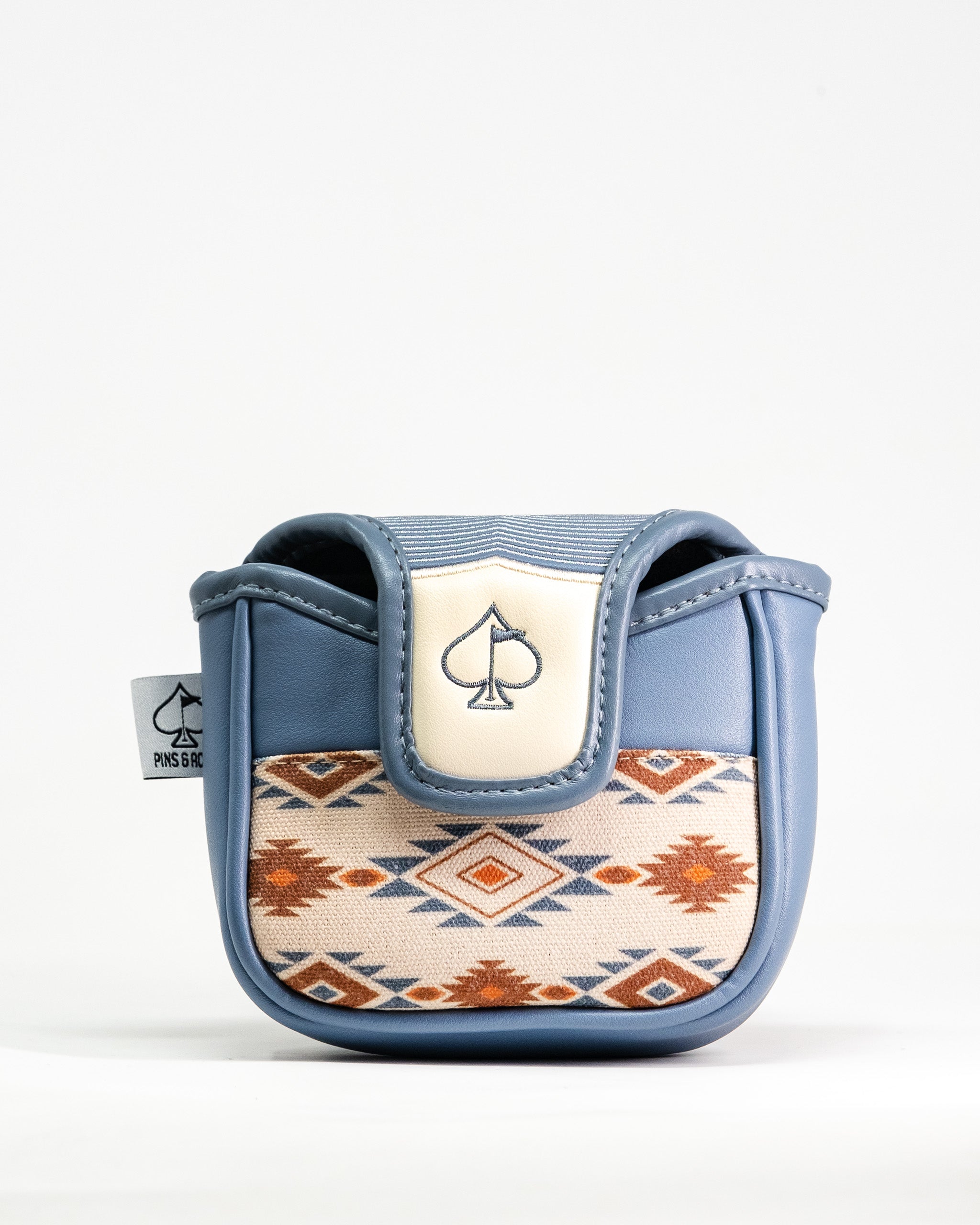 Pins and Aces Western Aesthetic - Mallet Putter Cover — flat-lay composition