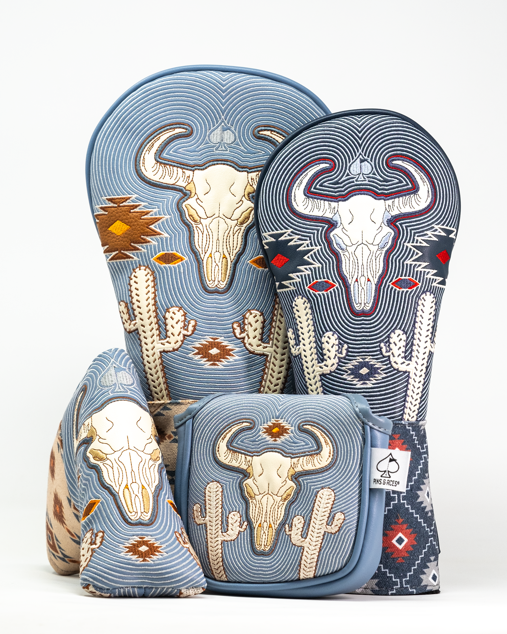 Pins and Aces Western Aesthetic - Mallet Putter Cover — lifestyle context