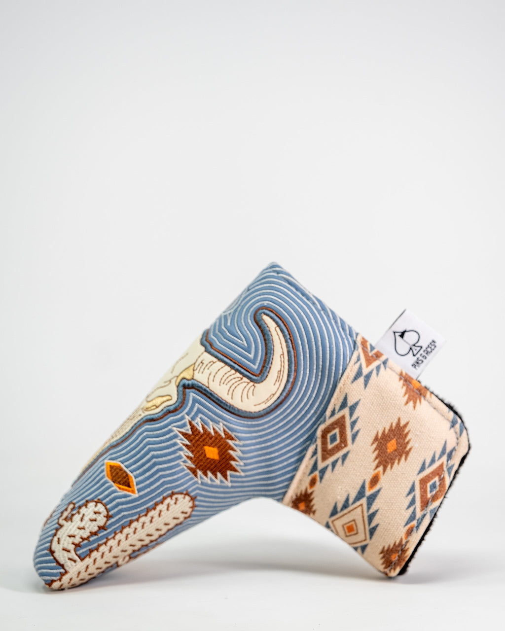 Pins and Aces Western Aesthetic - Blade Putter Cover — product on model