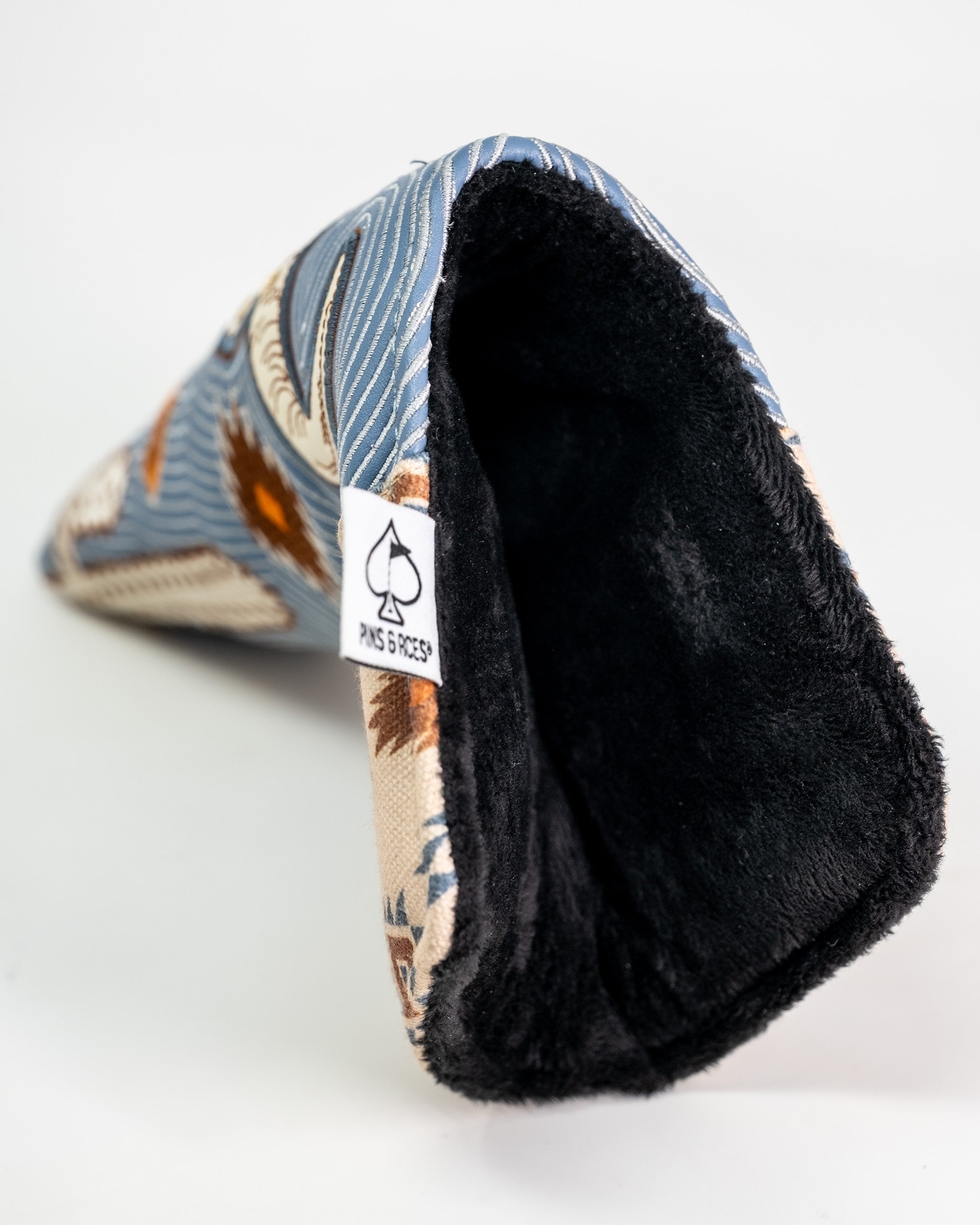 Pins and Aces Western Aesthetic - Blade Putter Cover — fabric or material detail