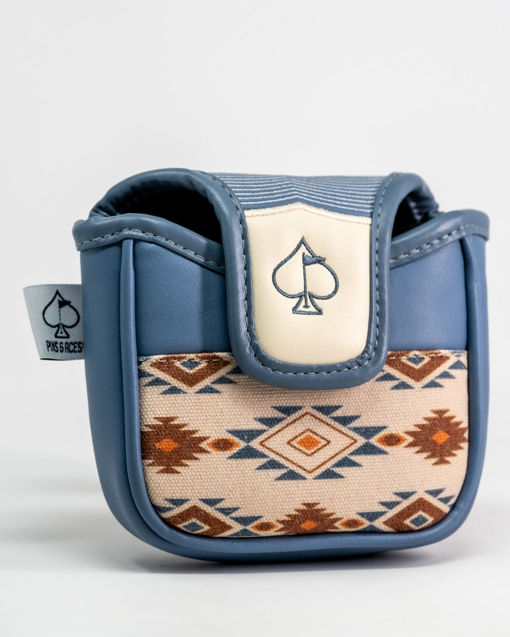 Pins and Aces Western Aesthetic - Mallet Putter Cover — fabric or material detail