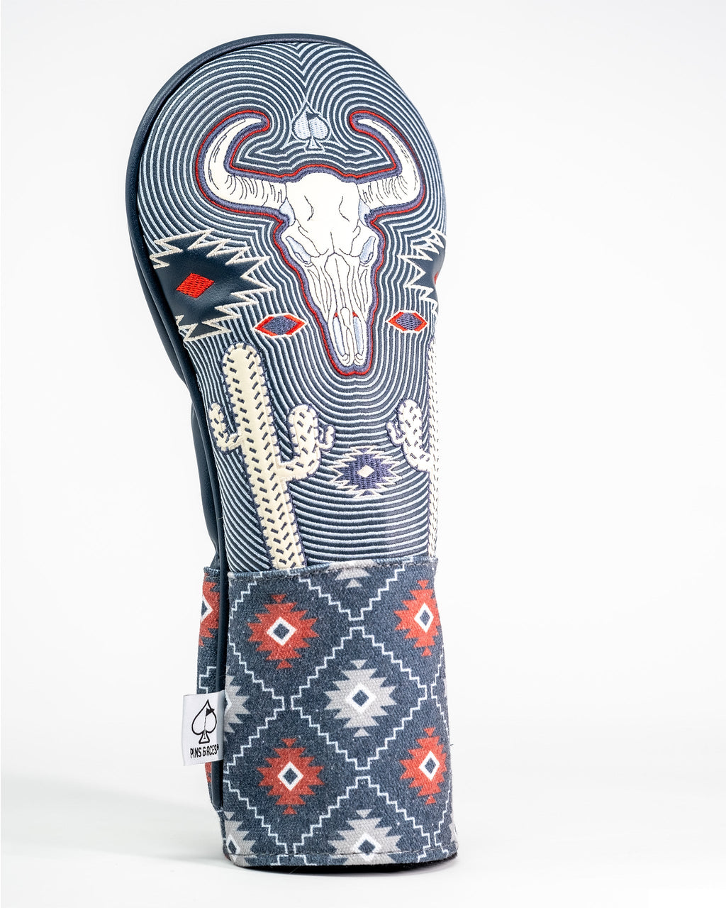 Pins and Aces Western Aesthetic - Fairway Cover — flat-lay composition