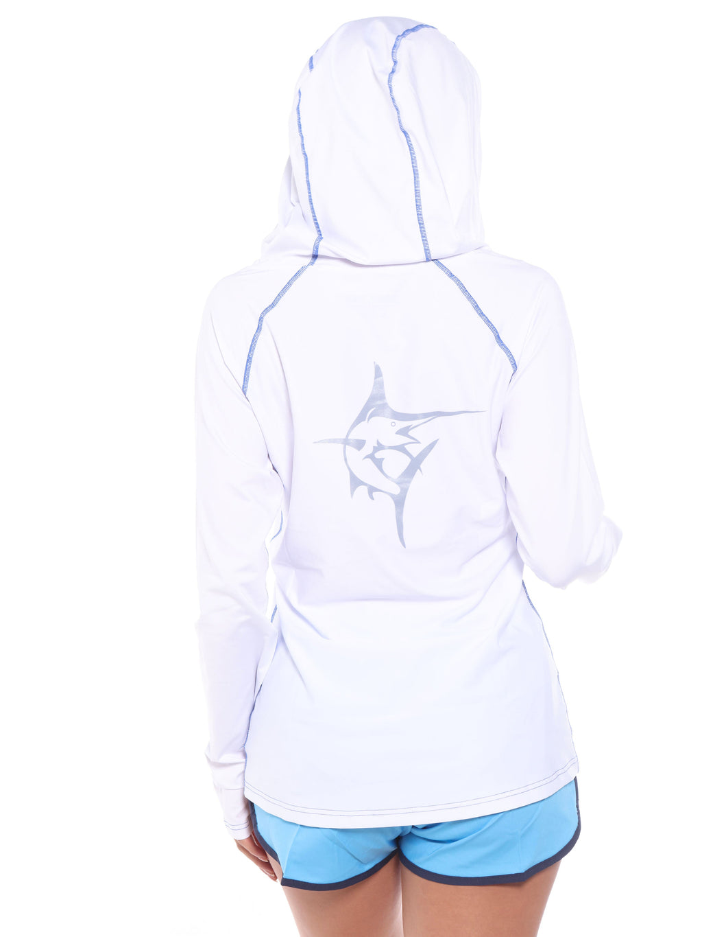 Seaside Performance Hoody – White Water Life, view 4