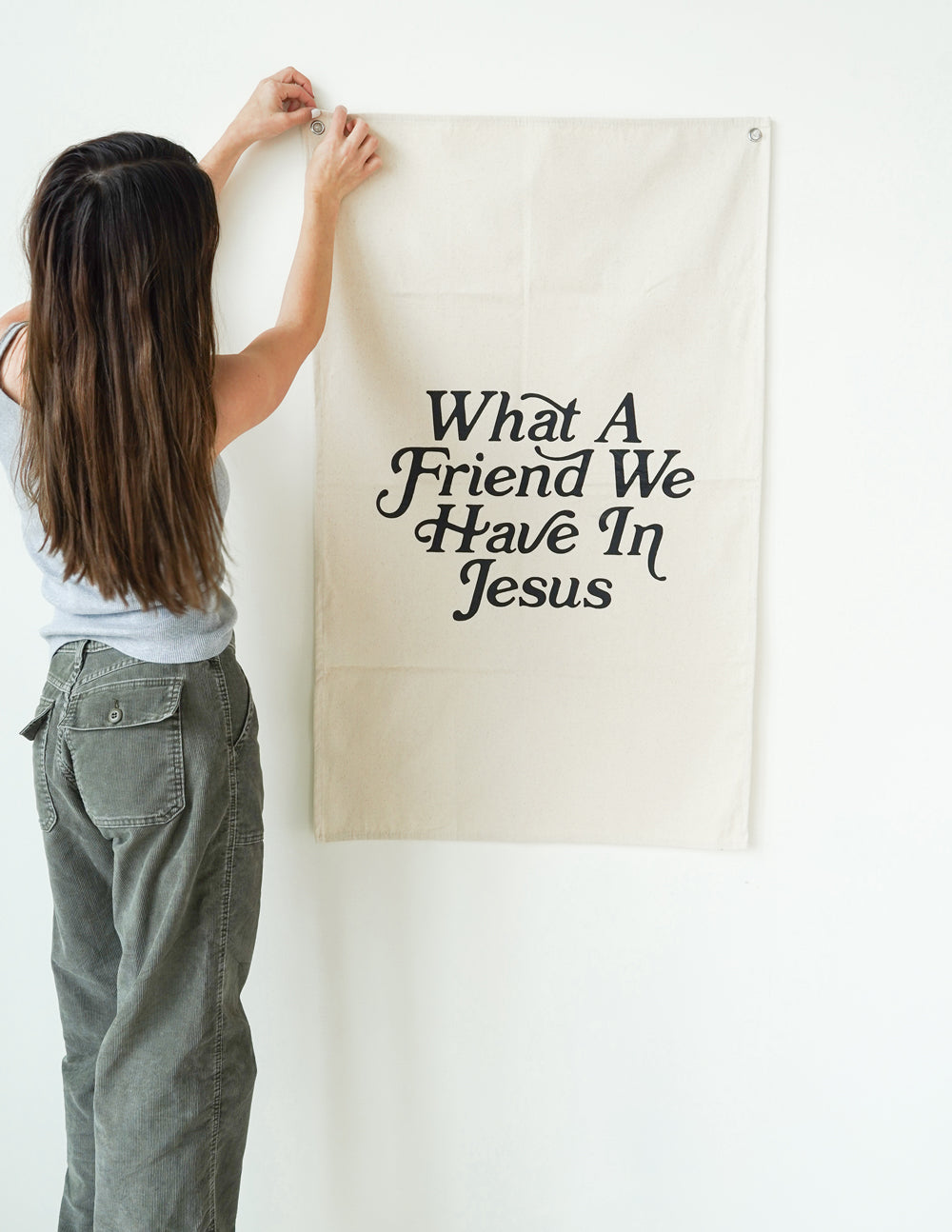 Elevated Faith What a Friend in Jesus Tapestry — alternative angle