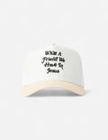 Elevated Faith What a Friend in Jesus Trucker Hat — main product shot