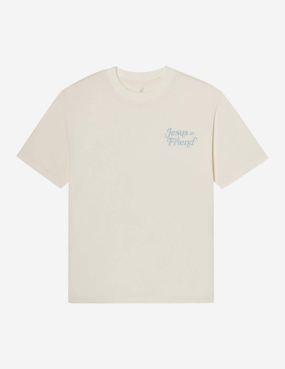 Elevated Faith What a Friend in Jesus Unisex Tee — in-use photo