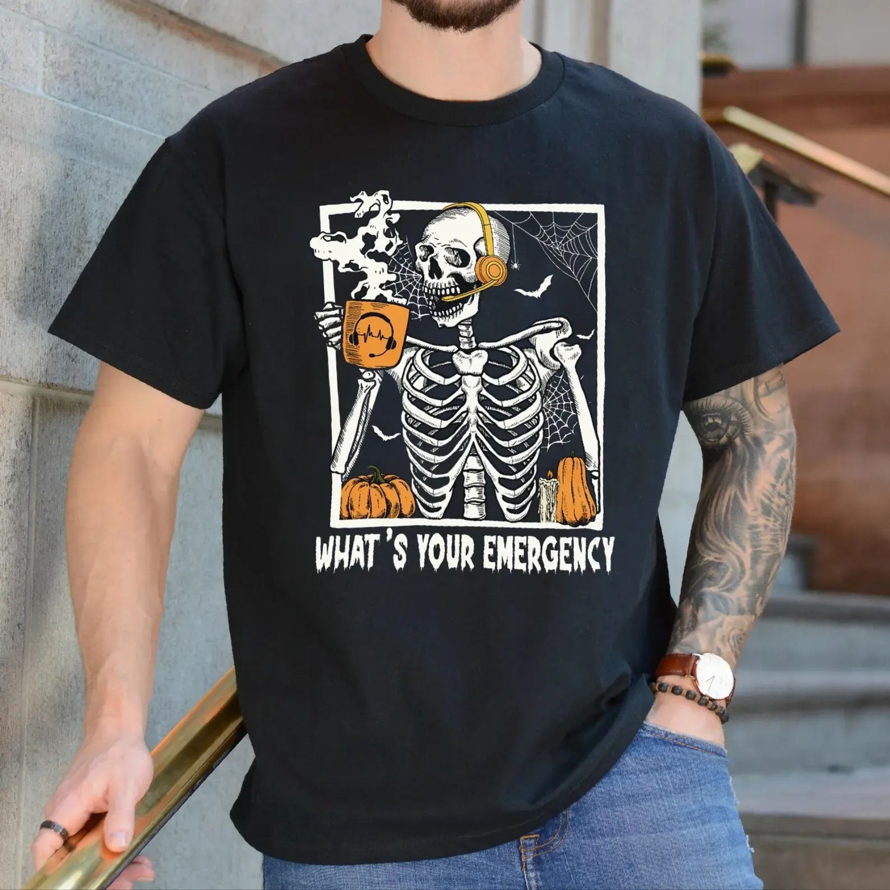 Pasimax "What's Your Emergency" 911 Dispatcher T-Shirt — main product shot