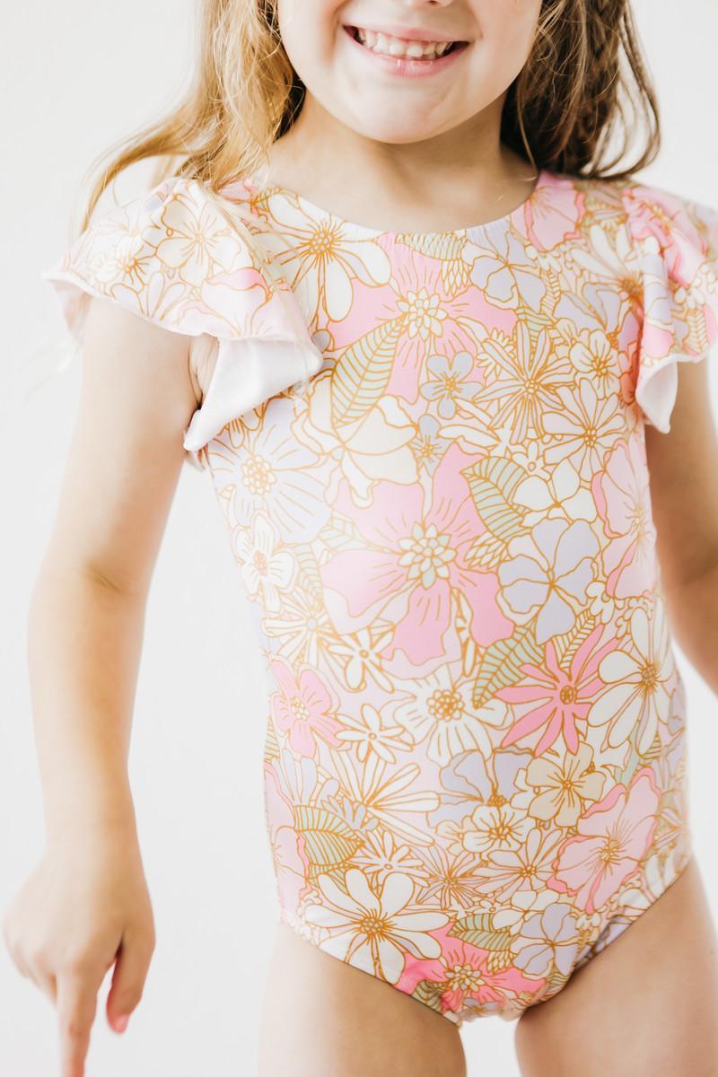 Mila & Rose ® What's Up Buttercup S/S Flutter Sleeve Leotard — lifestyle context