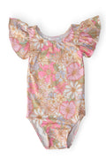 Mila & Rose ® What's Up Buttercup S/S Flutter Sleeve Leotard — main product shot