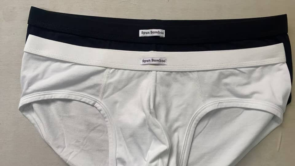 Spun Bamboo Men's Bamboo Viscose Briefs Underwear — side view