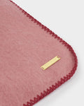 KADOU BOUTIQUE Whipstitch Scarf — detail close-up
