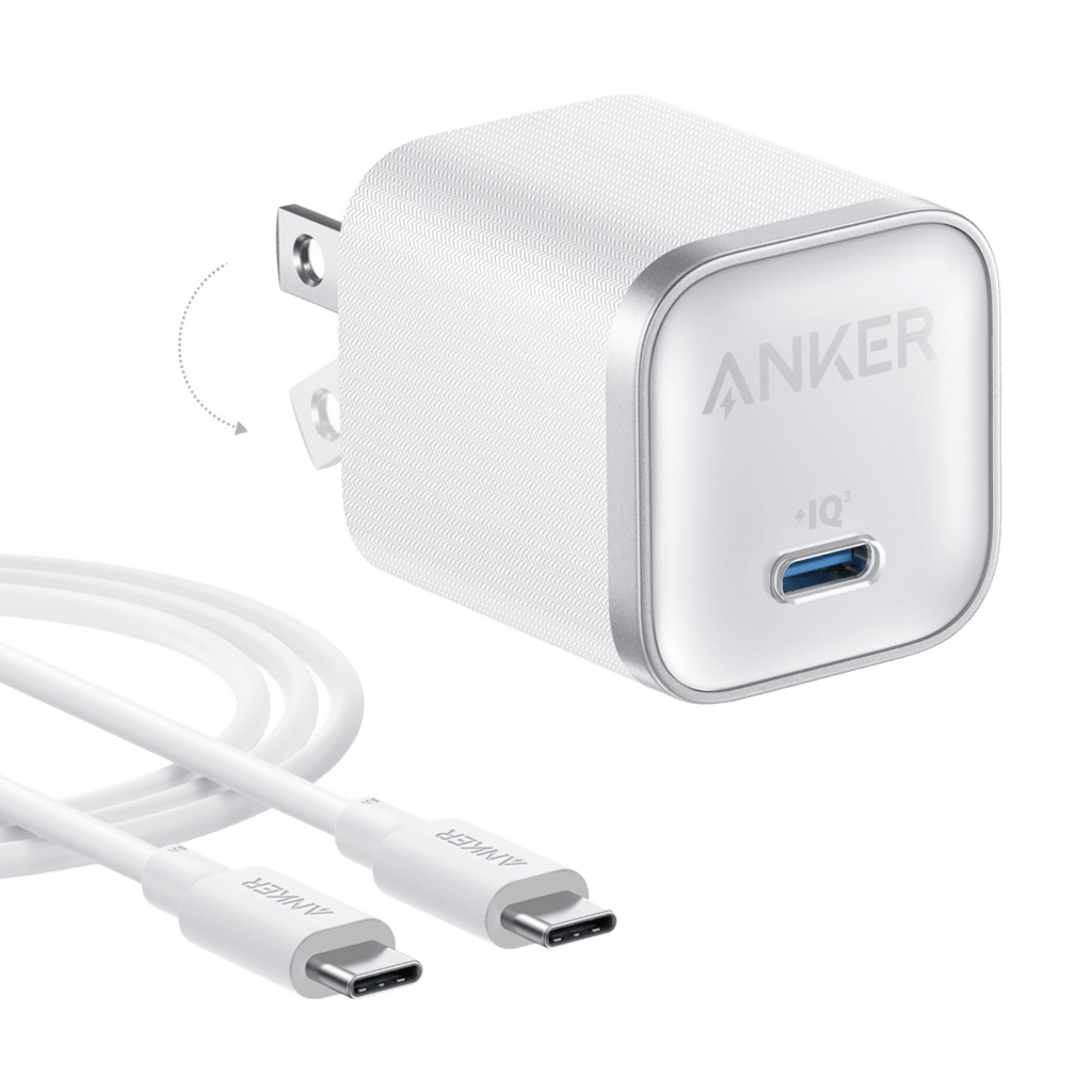 Anker Nano Charger (45W) with USB-C to USB-C Cable, view 7