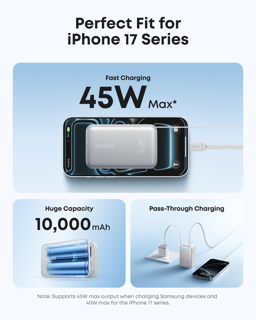 Anker Nano Power Bank (10K, 45W, Built-In Retractable USB-C Cable), view 3