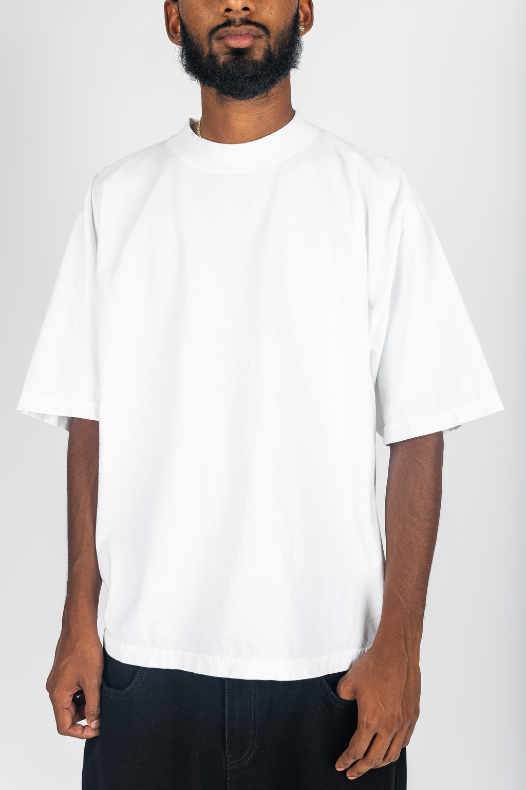 Superline Garment Dye Drop Shoulder Shirt — back view