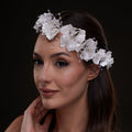 White Orchid Hair Vine – Bridal Port