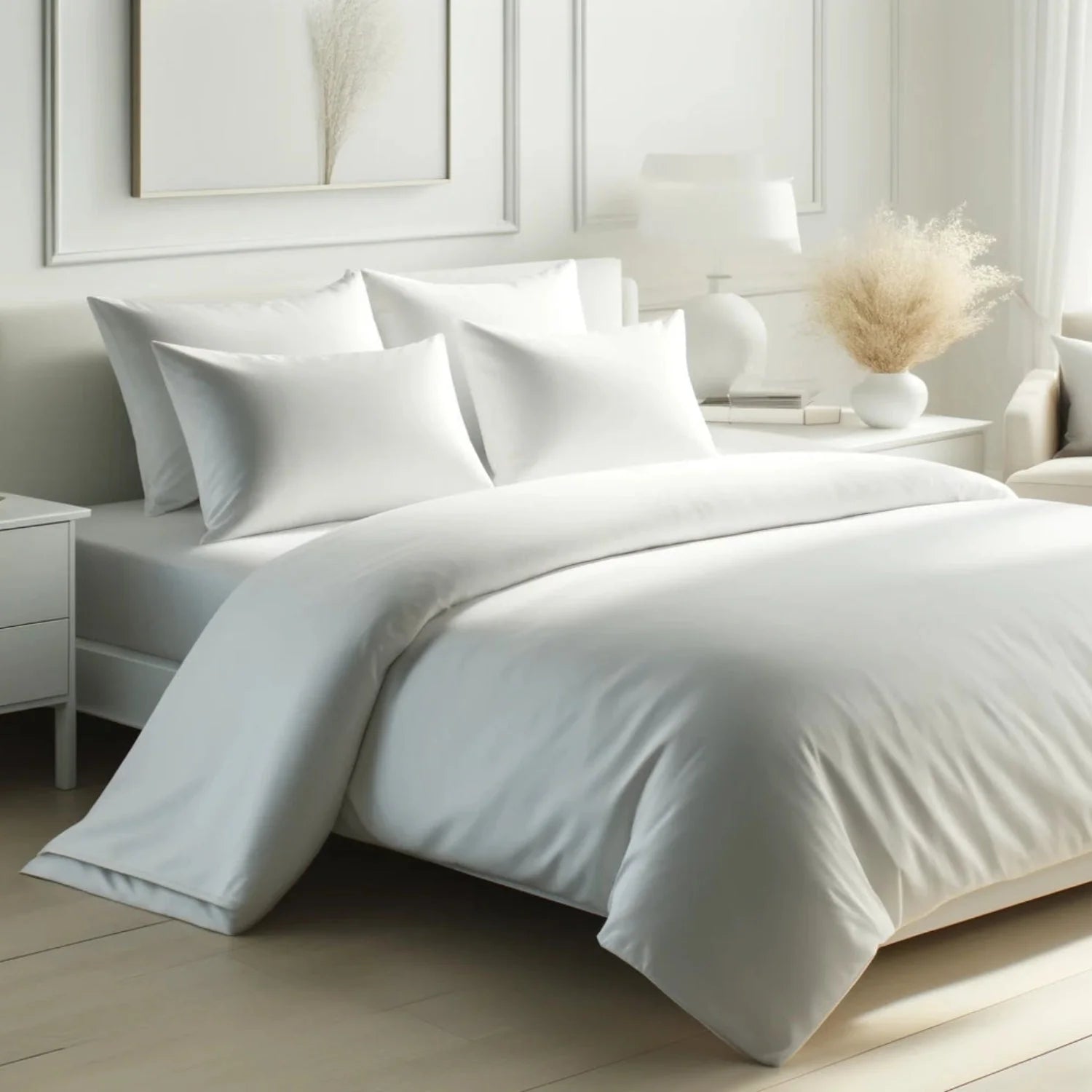 Bamboo Duvet Cover + 2 Shams Set – Pure Fiber, view 4