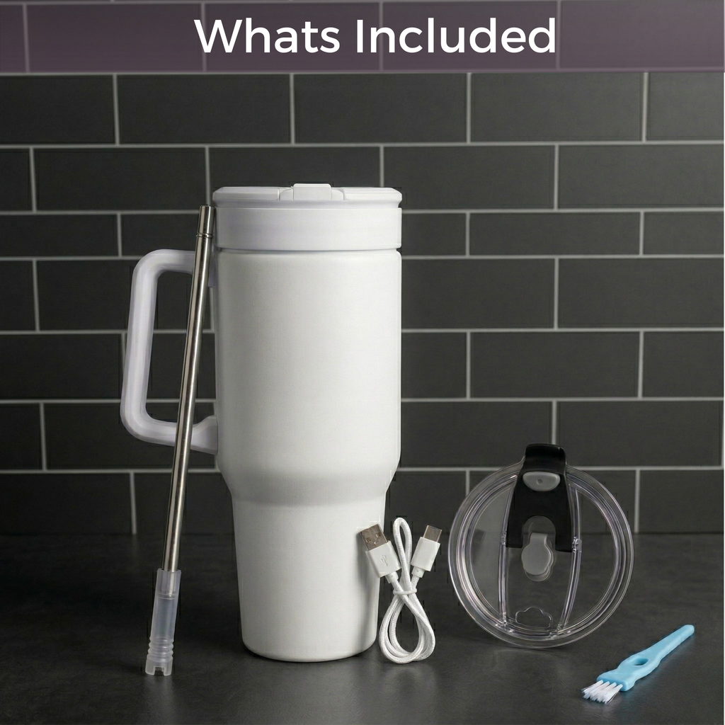 Steel (21oz) 180W Insulated Portable Blender (NEW) – BLENDi, view 4