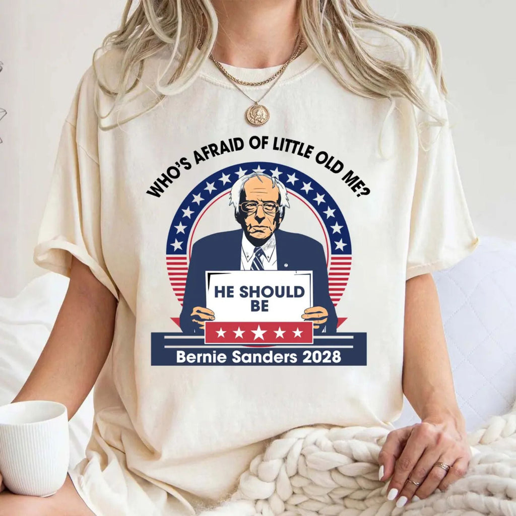 Pasimax "Who's Afraid Of Little Old Bernie Sanders" Shirt — main product shot