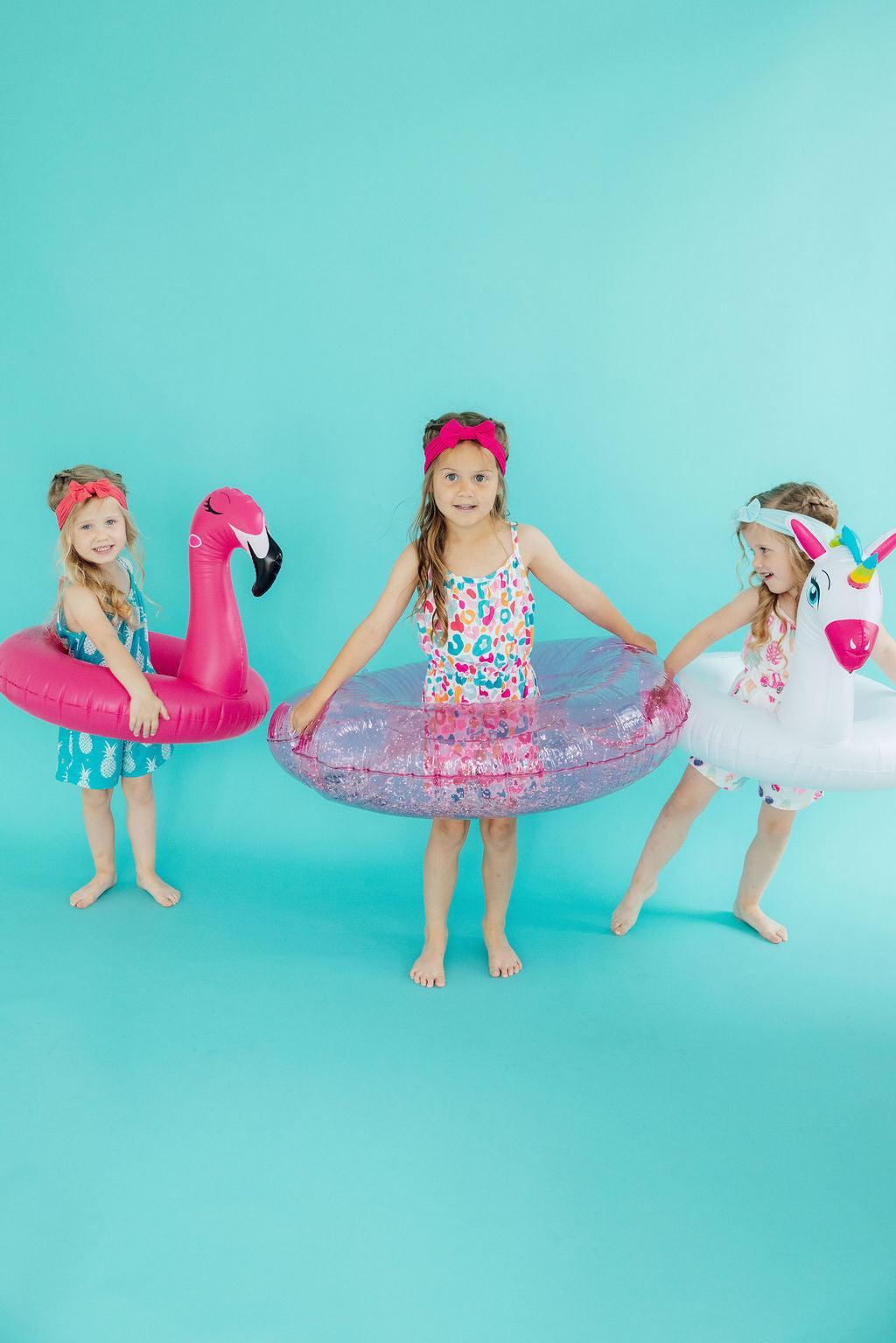 Mila & Rose ® Wild Child Strappy Play Romper — detail close-up