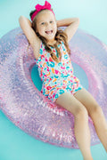 Mila & Rose ® Wild Child Strappy Play Romper — main product shot
