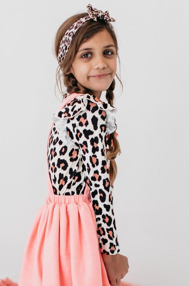 Mila & Rose ® Wild One L/S Ruffle Tee — back view