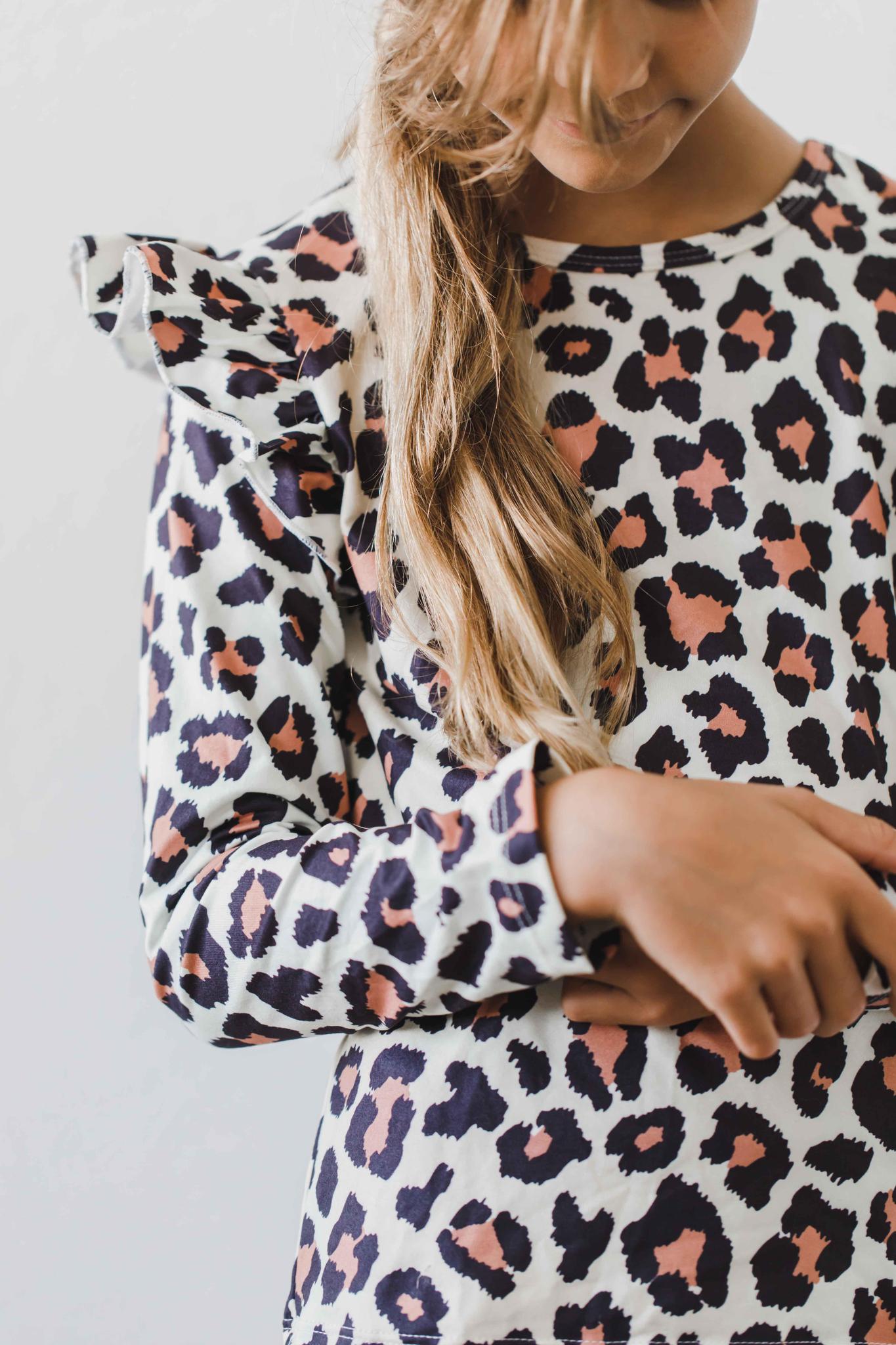Mila & Rose ® Wild One L/S Ruffle Tee — lifestyle context