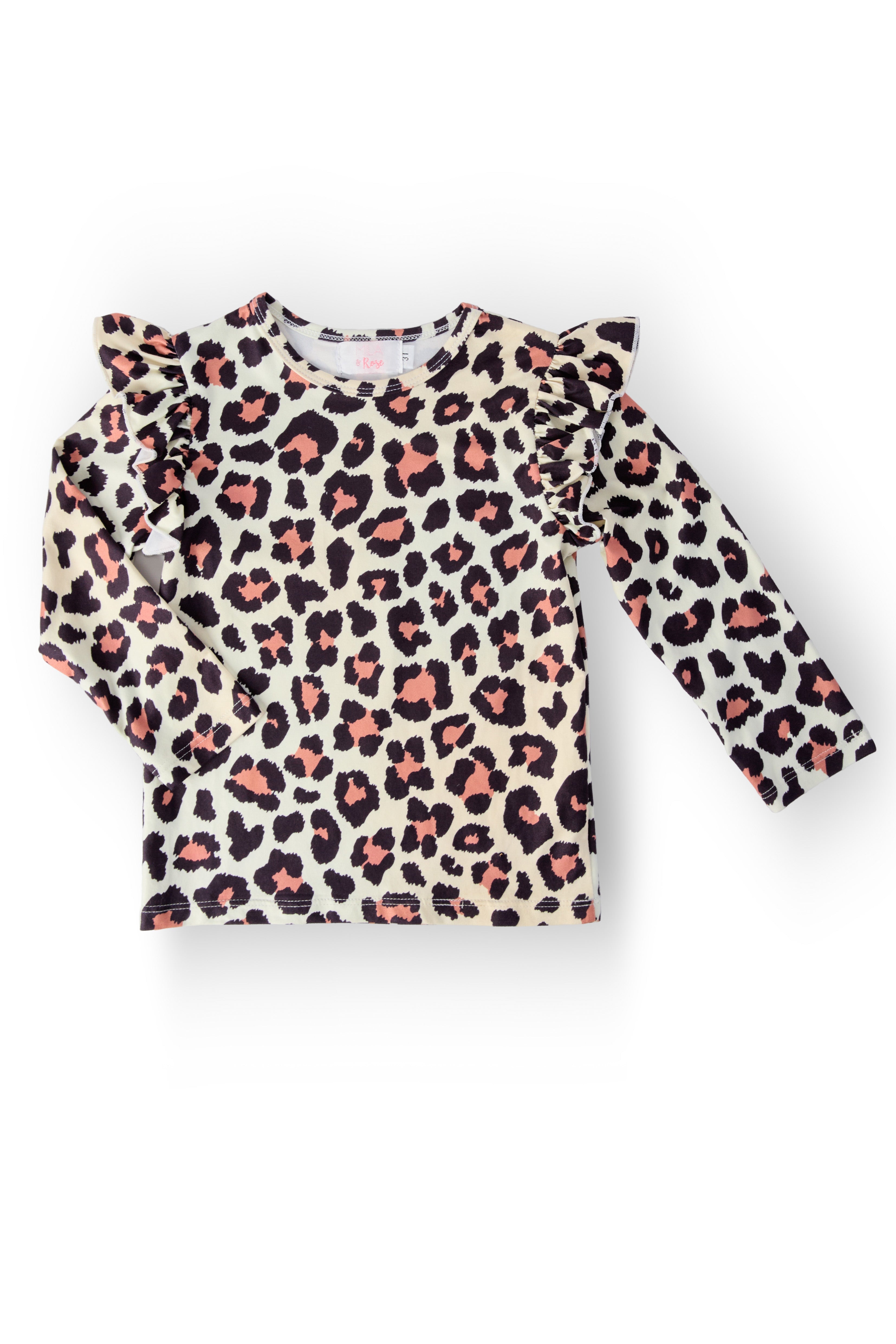 Mila & Rose ® Wild One L/S Ruffle Tee — main product shot