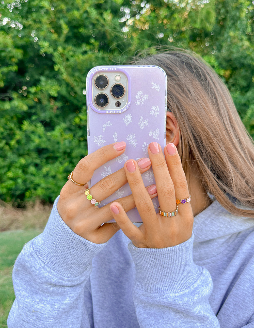 Elevated Faith Wildflower Phone Case — alternative angle