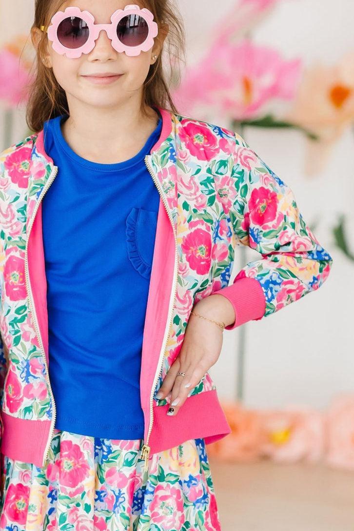 Mila & Rose ® Wildflower Wishes Satin Jacket — side view