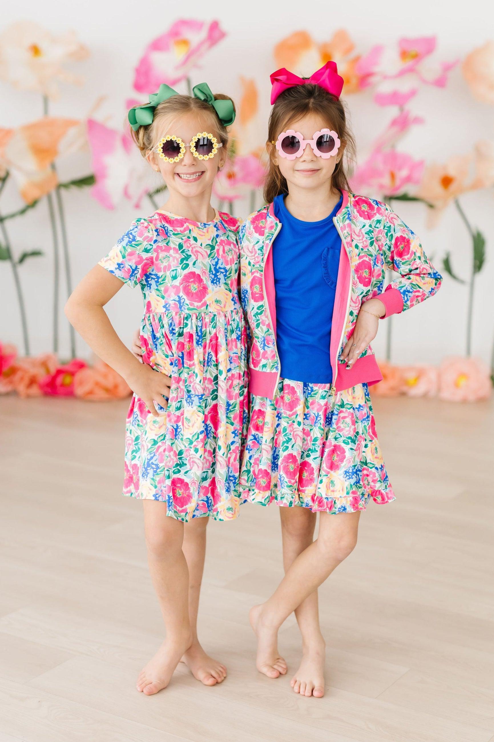 Mila & Rose ® Wildflower Wishes Satin Jacket — alternative angle