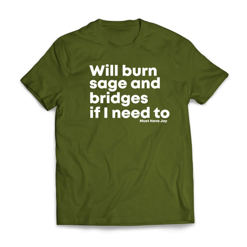 Pasimax "Will Burn Sage and Bridges" T-Shirt — main product shot