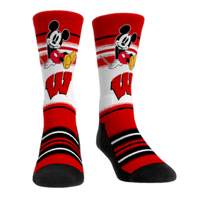 Rock 'Em Socks Wisconsin Badgers - Disney  - Sit Stripe