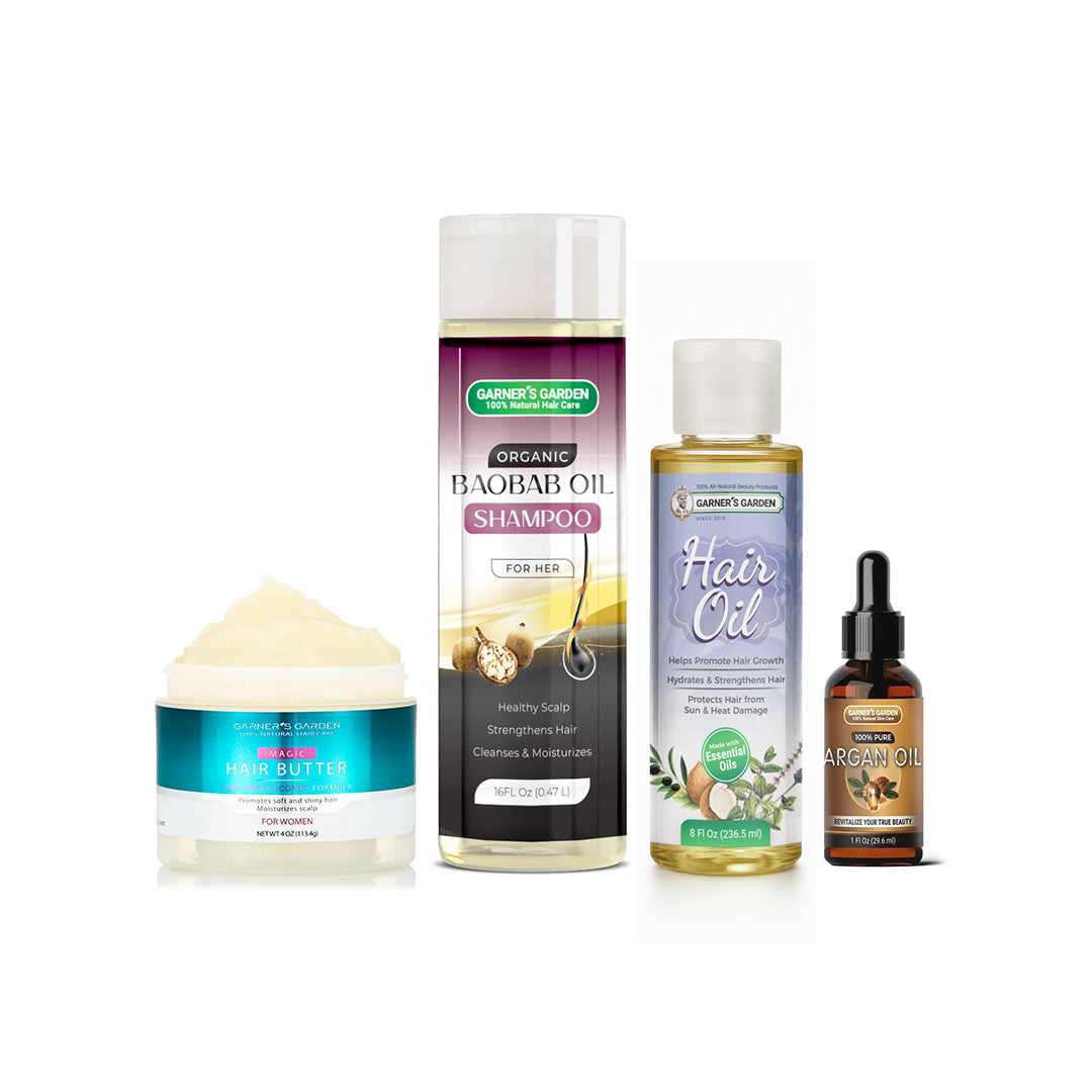 Women’s Natural Hair Growth & Moisture System by Garner's Garden