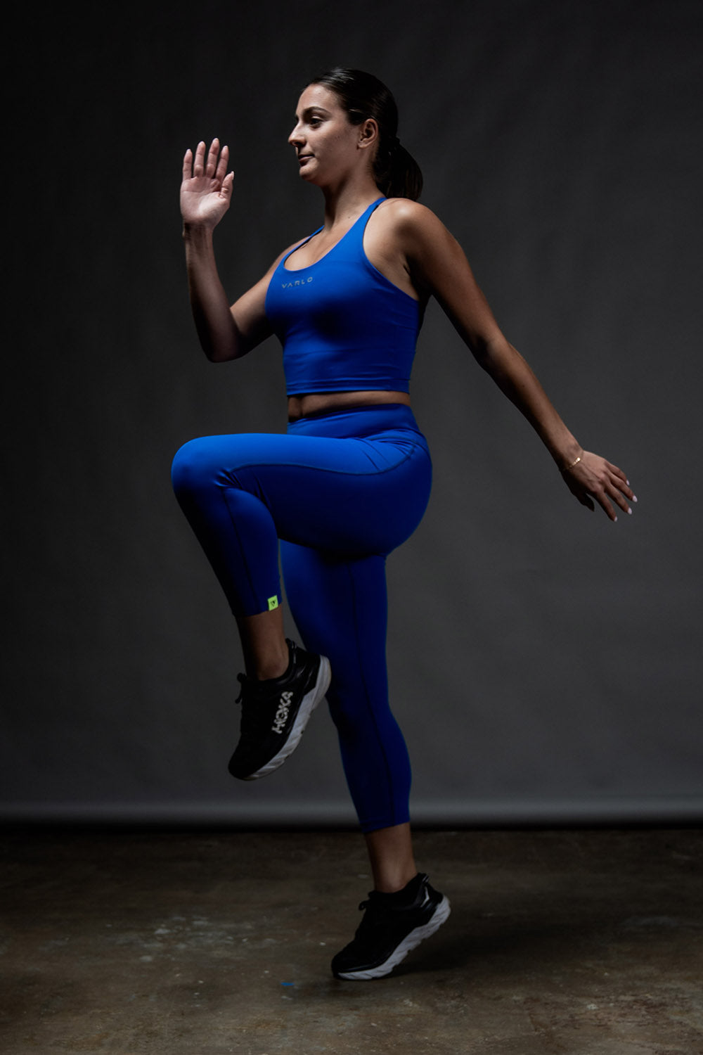 Varlo Women's SOHO  3/4 Leggings (Neo Blue) — detail shot 6