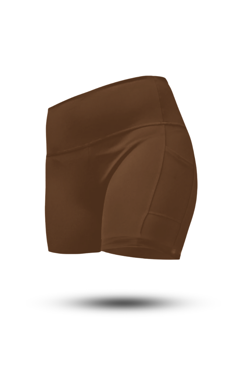 Varlo Women's SOHO Fitness Shorts 5" (City Mocha) — main product shot