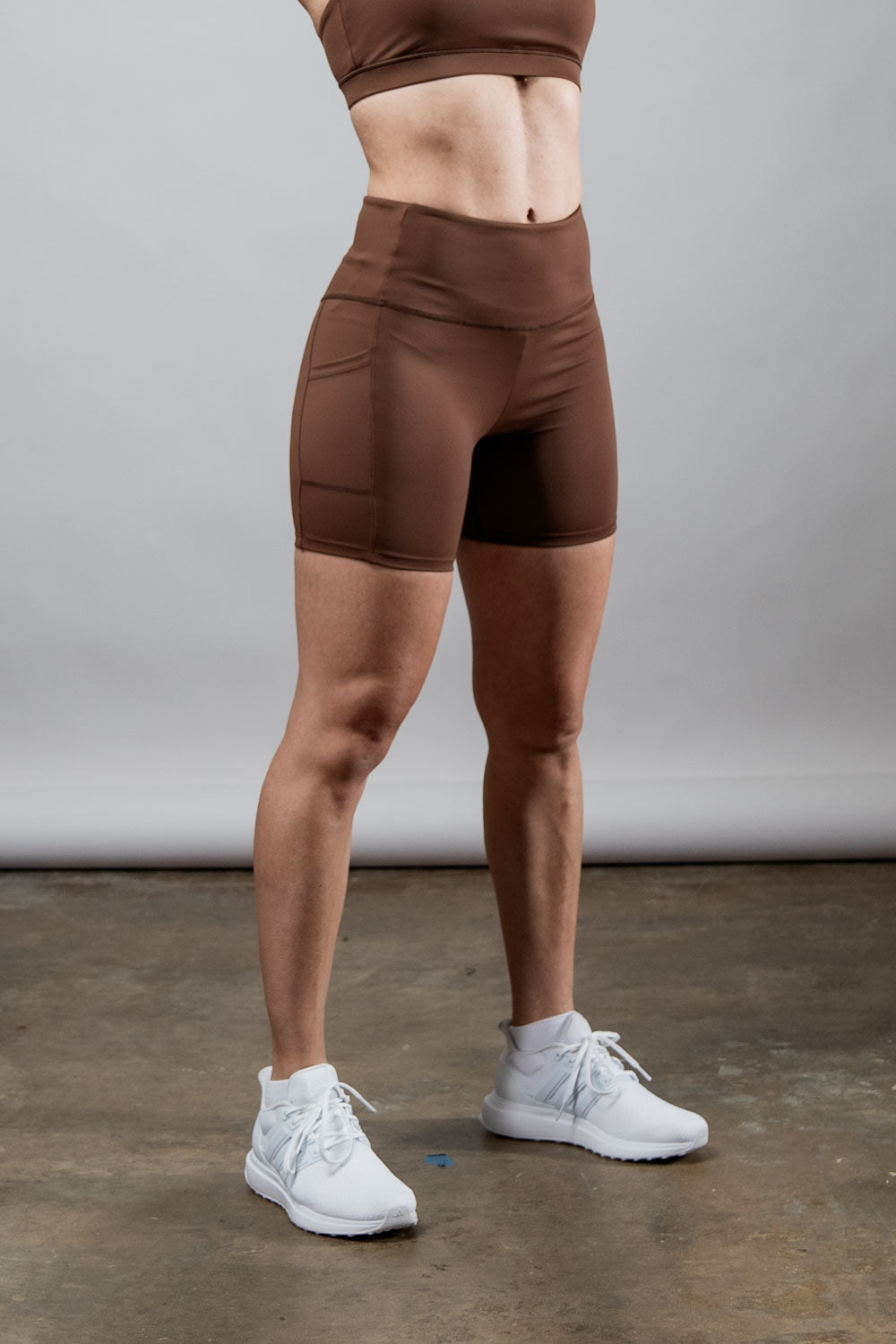 Varlo Varlo Women's SOHO Fitness Shorts 5" (City Mocha) — comparison shot