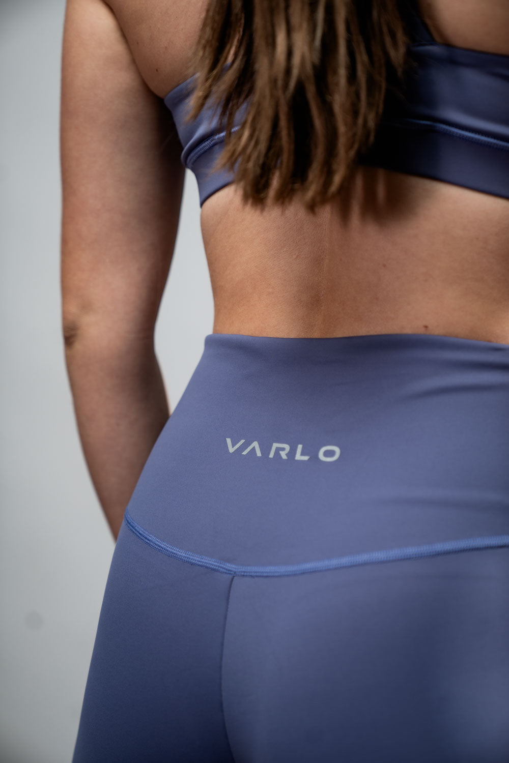 Varlo Women's SOHO Fitness Shorts 5" (Lilac Mist) — detail shot 6