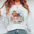 Pasimax Women's Cartoon Graphic Print Crewneck — main product shot