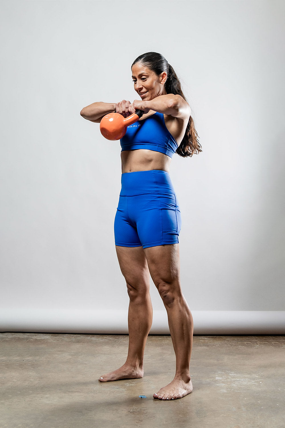 Women's SOHO Cross Back Sports Bra (Neo Blue)
