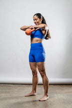 Women's SOHO Cross Back Sports Bra (Neo Blue)