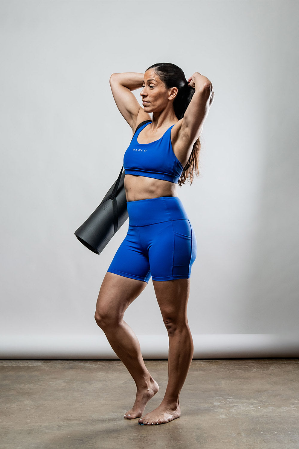 Women's SOHO Cross Back Sports Bra (Neo Blue)