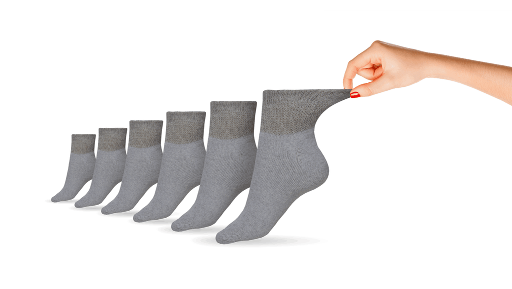 DSC Women's Cotton Diabetic Ankle Socks (6 Pair) — lifestyle context