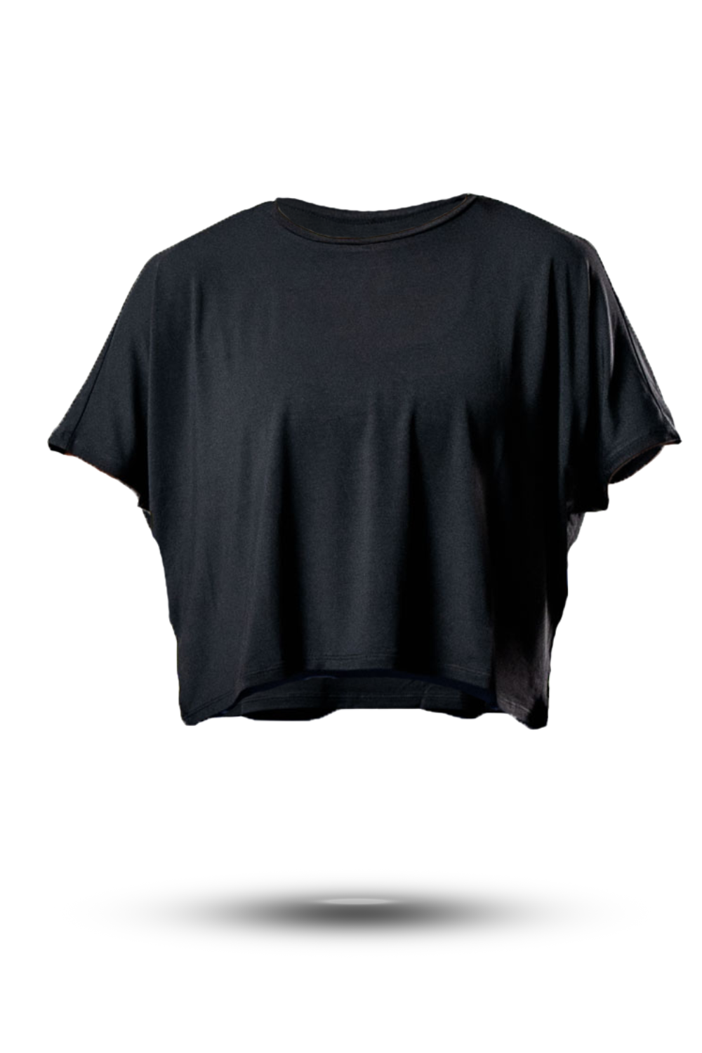 Varlo Women's Terra Recovery Drift Crop (Black) — main product shot